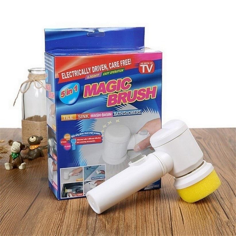 Cepillo Eléctrico Magic Brush Pro™ + 3 Cabezales (Edición Limpieza Rápida)