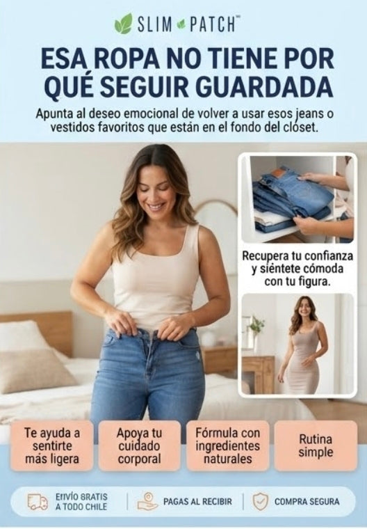 SLIM PATCH - PARCHE ADELGAZANTE PREMIUM (Caja de 30 Parches)