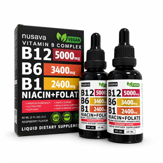 VITAMINA B12 NUSAVA COMBO X 2 UNIDADES